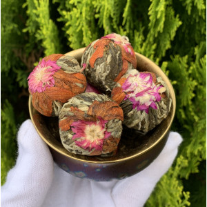 Связанный чай Метис - лилия и хризантема 100 г